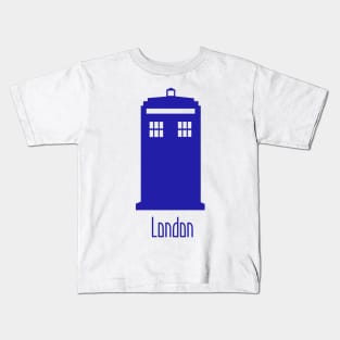 Police Box - London Kids T-Shirt